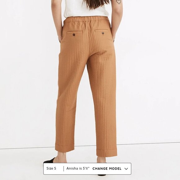 Madewell Tan Quilted Pants - Picture 13 of 15